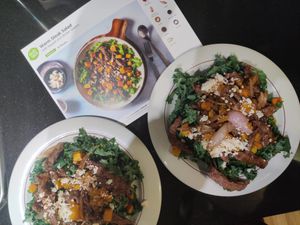 hellofresh box recipe cards and ingredients