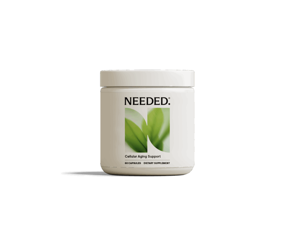 product shot of Needed, a cellular aging support for menopause 