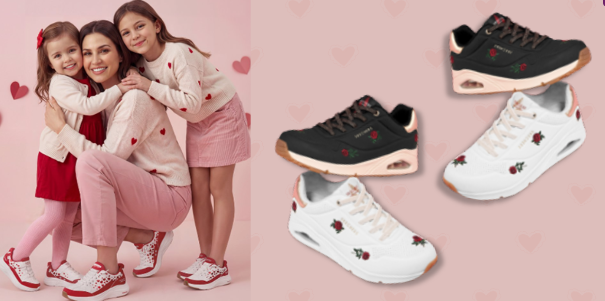 Why Skechers’ Valentine’s Day Collection is the Cozy Gift Your Feet Will Love
